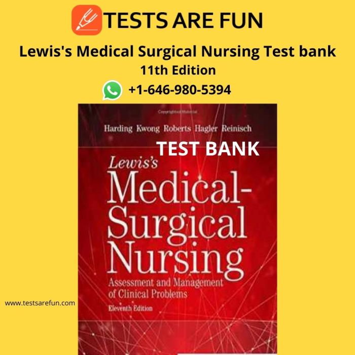 Lewis medical surgical nursing test bank