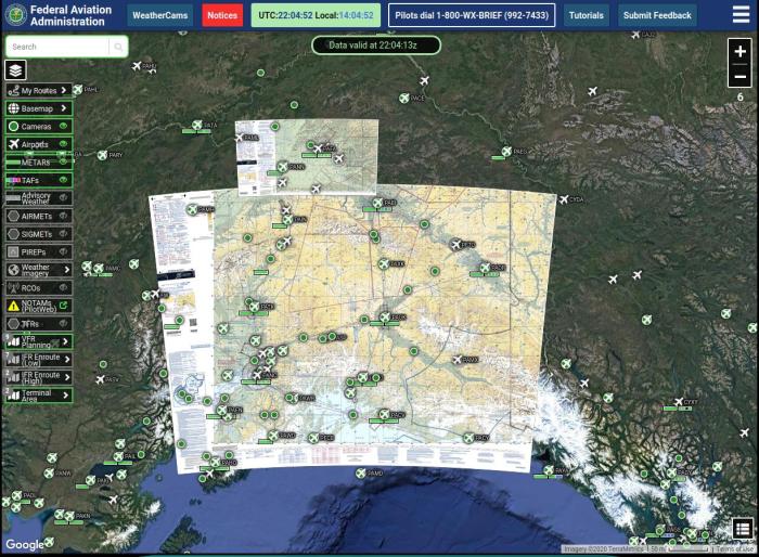 Which of the reporting stations have vfr weather